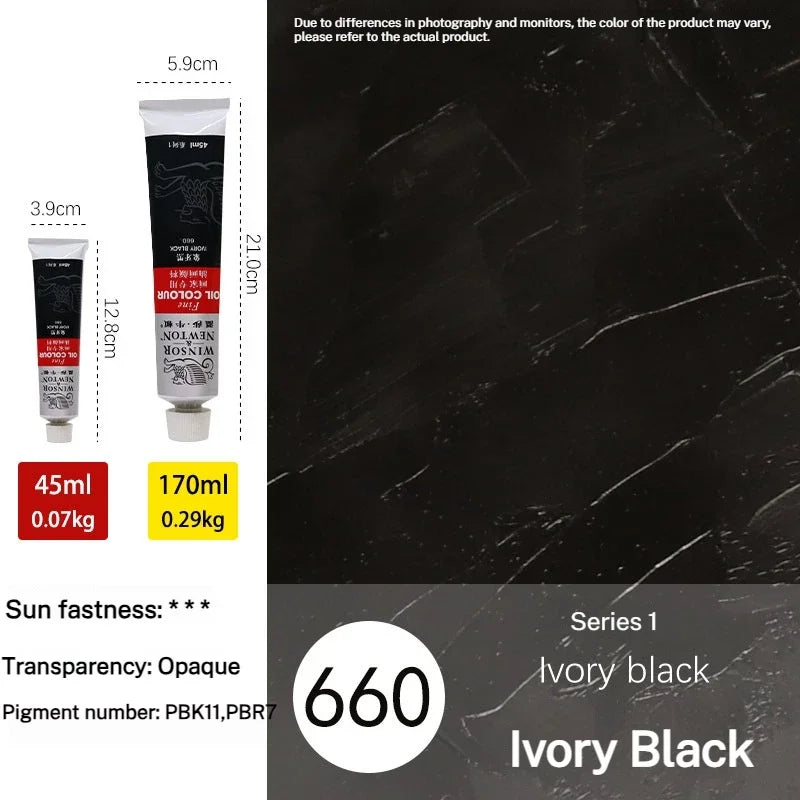 Bview Art Oil Painting Pigment Tube Acrylic Paint Artist Drawing