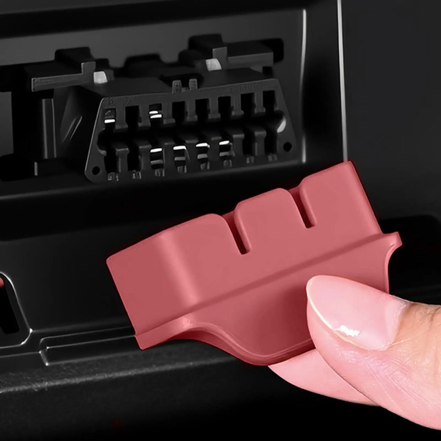 Silicone OBD Port Dust Cover – Universal Waterproof Protector