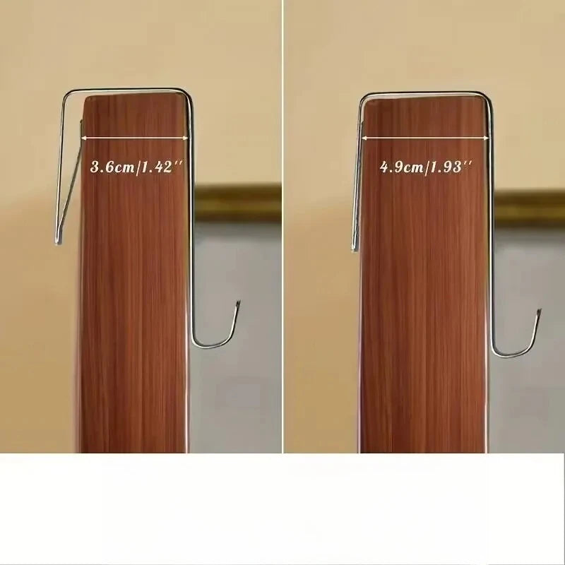 8PCS over the Door Hooks Multi-Purpose Door Hanger for Bathroom Kitchen Towels Hats - Hanging Organizer for Home Organization Peaceful Pleasures Health and Wellness