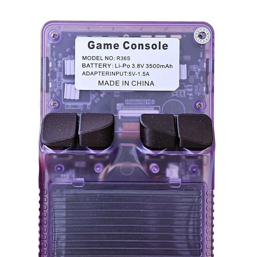 4PCS 3D Printing Back Buttons for R36S Handheld Game Consoles Parts Comfortable Feel Easier to Grasp Peaceful Pleasures Health and Wellness
