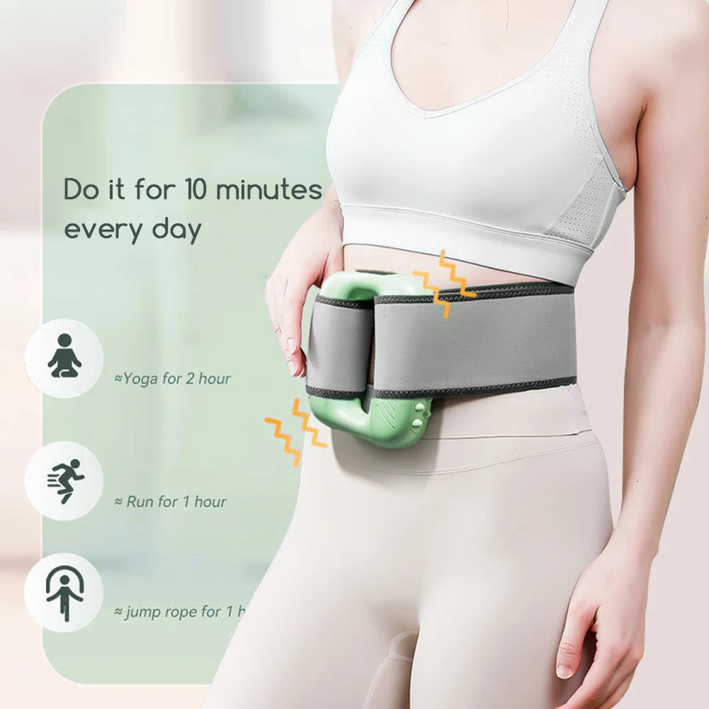 High-Intensity Fascia Rings Massager Cordless Mini With Belt Portable Deep Tissue Adjustables Vibration Massagers For Women Peaceful Pleasures Health and Wellness