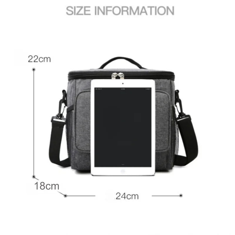 Extra Large Insulated Lunch Bag – Leak Proof Tote & Shoulder Strap