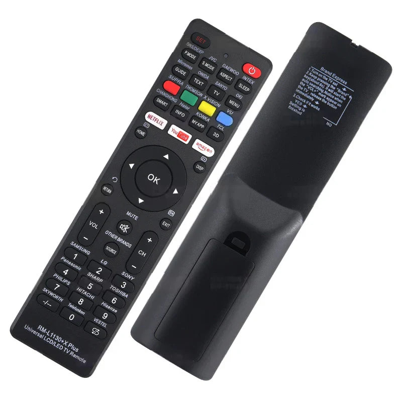 Universal TV Remote Control RM-L1130+X – Multi-Brand IR