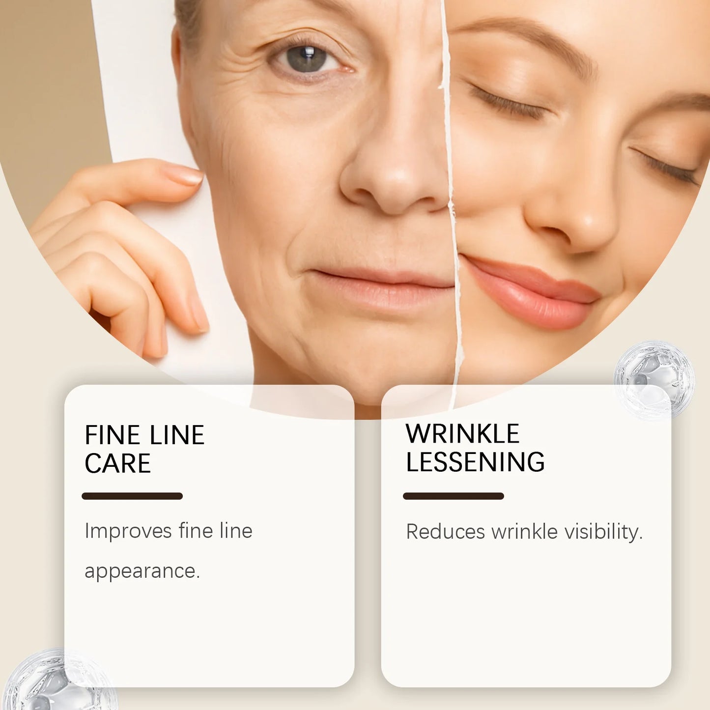 Retinol Skincare Set – Anti-Wrinkle Cream, Serum & Eye Balm