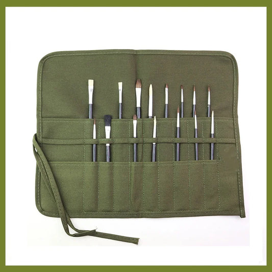 Paint Brush Holder 22 Slots Storage Acrylic Oil Watercolor Gouache Peaceful Pleasures Health and Wellness