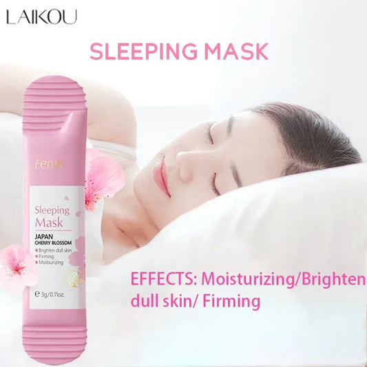 LAIKOU Sakura Overnight Leave-On Mask – Anti-Aging & Hydrating 3g Peaceful Pleasures Health and Wellness