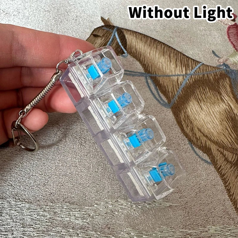 LED Mechanical Key Switch Tester – Fidget Toy 4/9 Keys