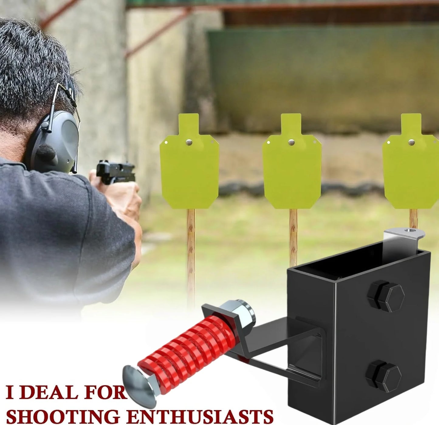 T Post Target Hanger AR500 Shooting Targets Heavy Metal 2x4 Bracket