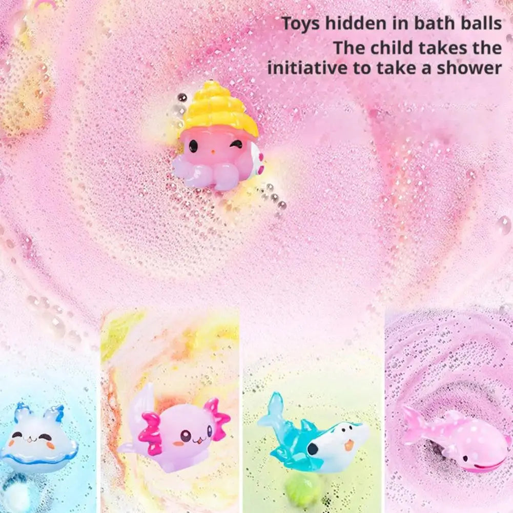 12-Piece Luxury Bath Bomb Set | Flowers, Essential Oils & Toys