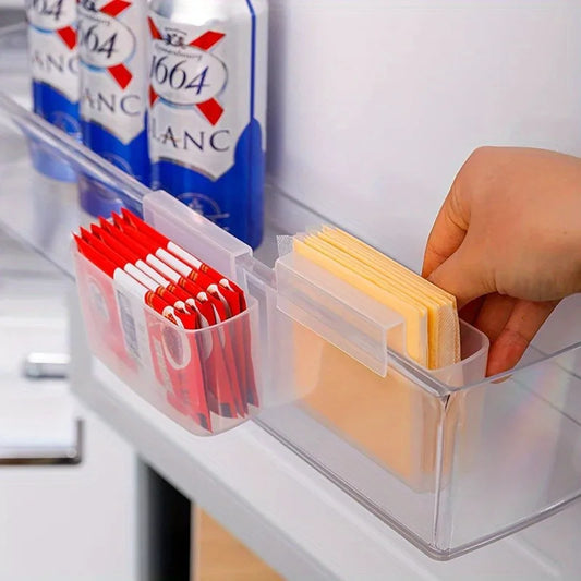 Space-saving Refrigerator Hanging Cheese Slice Organizer Kitchen Accessories Organizer Fridge Organizer Bathroom Accessories Peaceful Pleasures Health and Wellness