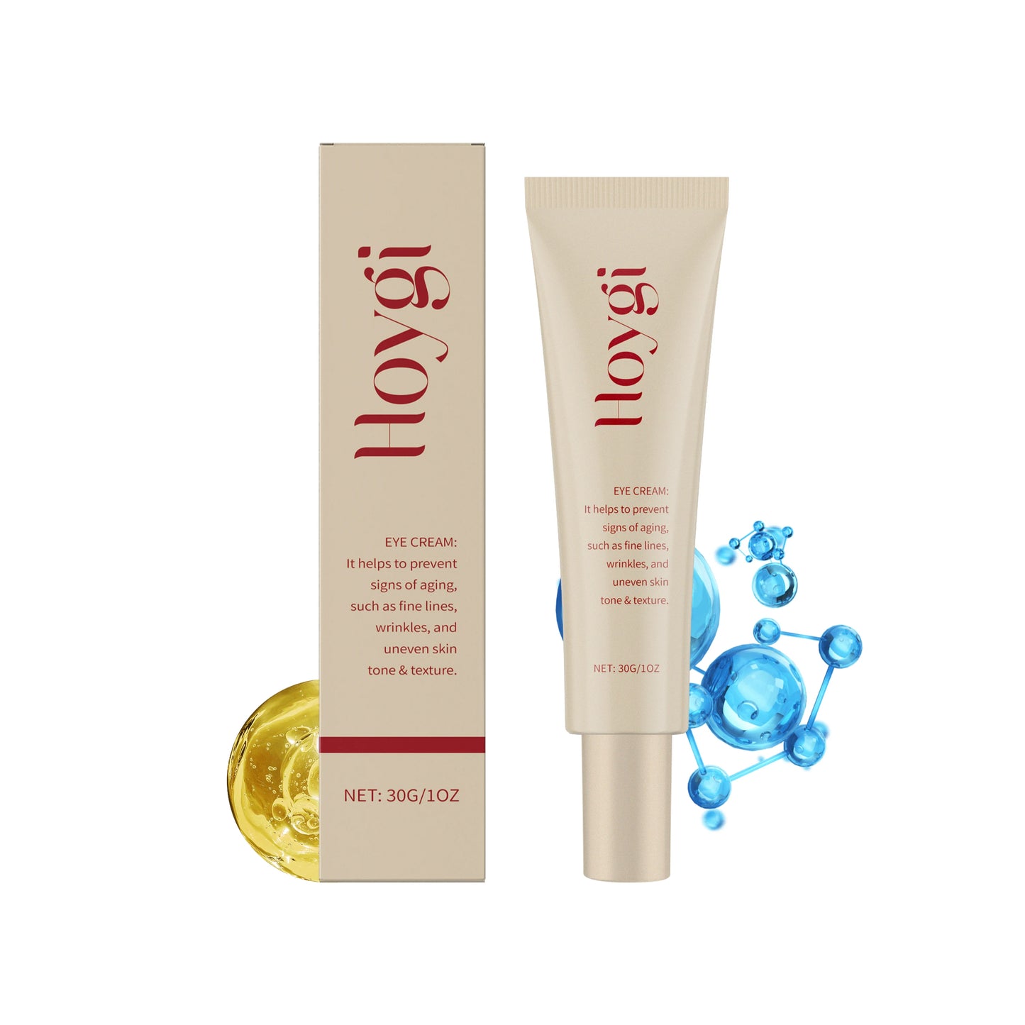 Retinol Eye Cream for Dark Circles, Wrinkles & Puffiness