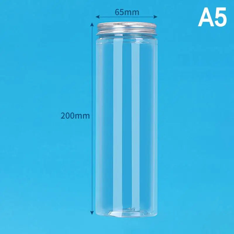 Food Grade PET Sealed Storage Jar with Aluminum Lid | 11cm