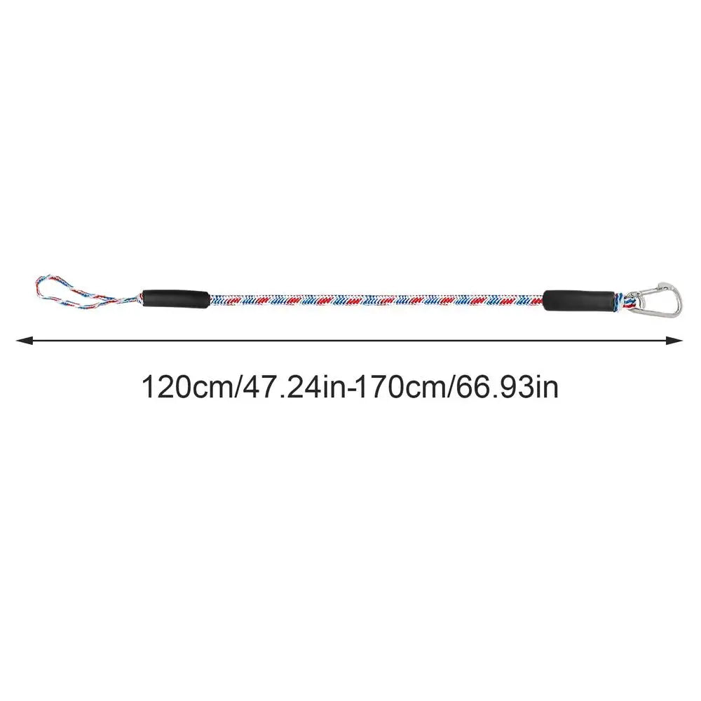 Boat Rope 3.94-5.58 Feet Heavy Duty Outdoor Supplies Water Skiing Ski Ropes For River Beach Sea Snow Swimming Snorkeling Peaceful Pleasures Health and Wellness M8 buckle B China Mainland