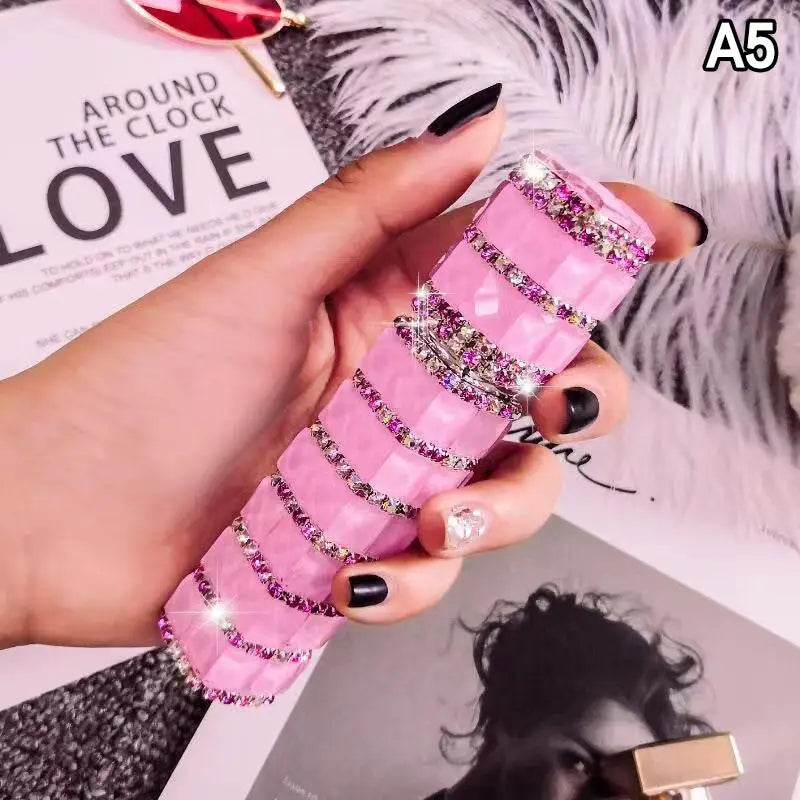 Rhinestone Refillable Perfume Atomizer 12ml Travel Spray Bottle