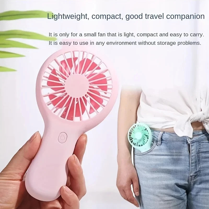 Mini Portable Rechargeable Handheld Fan | USB Travel Cooler