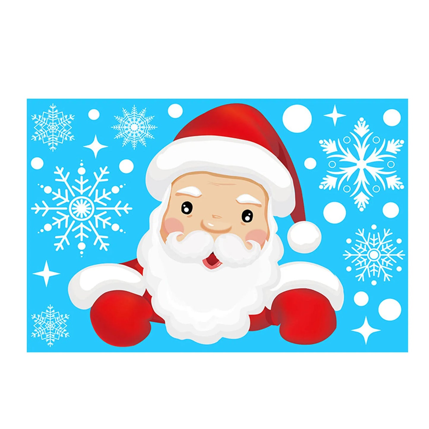Christmas Electrostatic Window Stickers – Santa & Reindeer