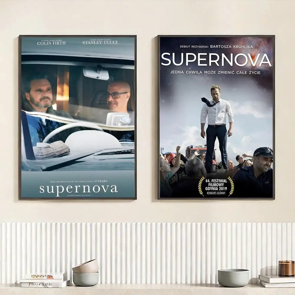 Supernova Movie Poster HD Self-Adhesive Waterproof Wall Art Wall Art Poster Peaceful Pleasures Health and Wellness