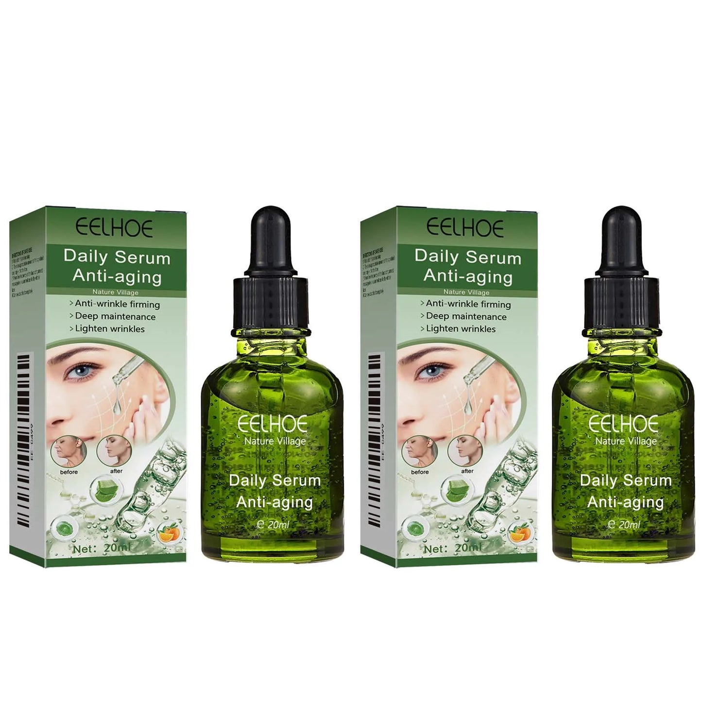 Lifting & Firming Daily Face Serum – Wrinkles, Pores & Glow