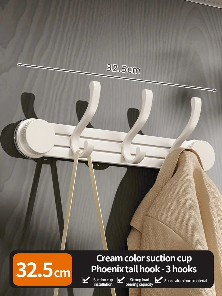 Wall Mount Suction Cup Hooks – No-Drill Set of 7 | Bathroom