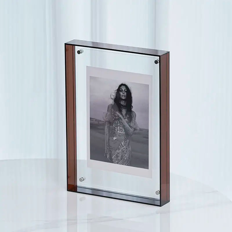 Acrylic Photo Frame – Table & Wall Display | Modern Decor