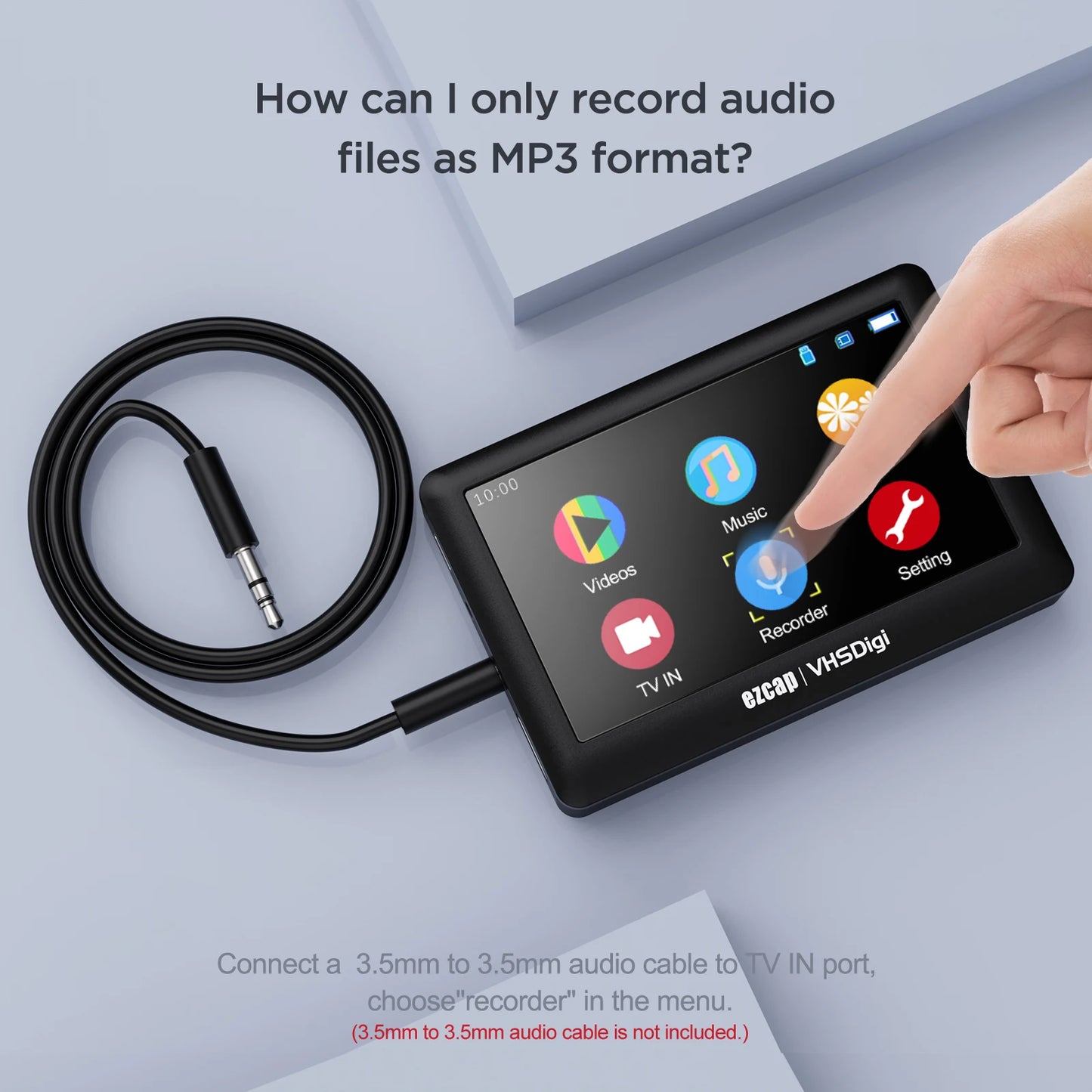 Audio Capture Box Analog Ezcap180 AV Recorder Video Digital Converter