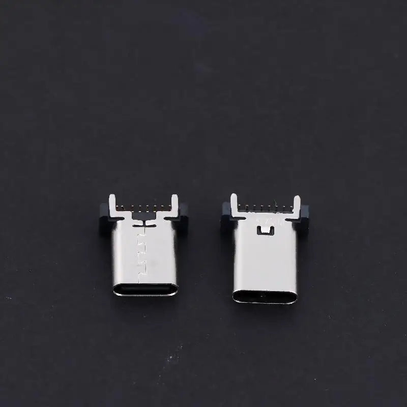 10pcs/set Type C Female Socket 16Pin 180 Degree USB Connector Easy Soldering For Smartphone Motherboards Replacement Parts Peaceful Pleasures Health and Wellness