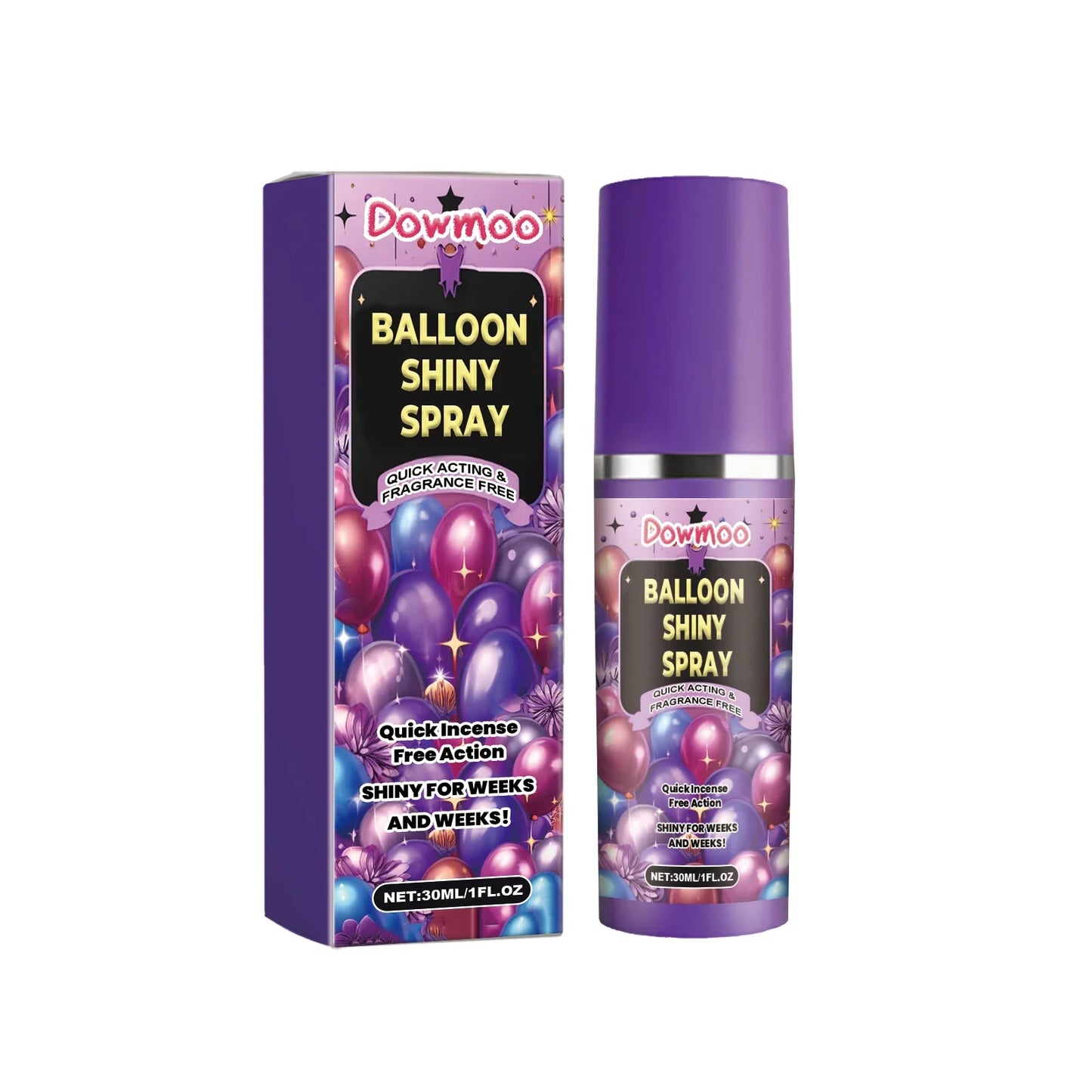 Balloon Shine Spray – Gloss Enhancer for Latex Party Balloons