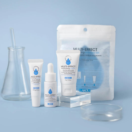 Lecoo 3-Piece Hydrating Skincare Set – Serum, Eye & Face Cream Skincare Gift Set Oasis Select