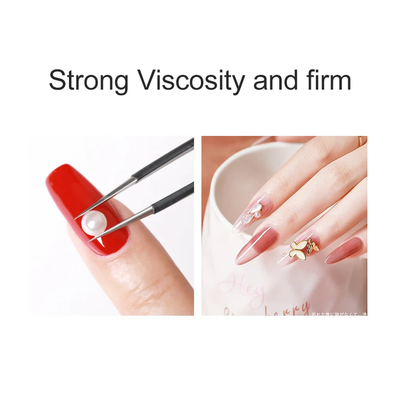7g Super Strong Nail Glue For False Nail Tips, Acrylic Nails,Press On Nails,Fake Nails Art Decoration Long Lasting Adhesion Peaceful Pleasures Health and Wellness