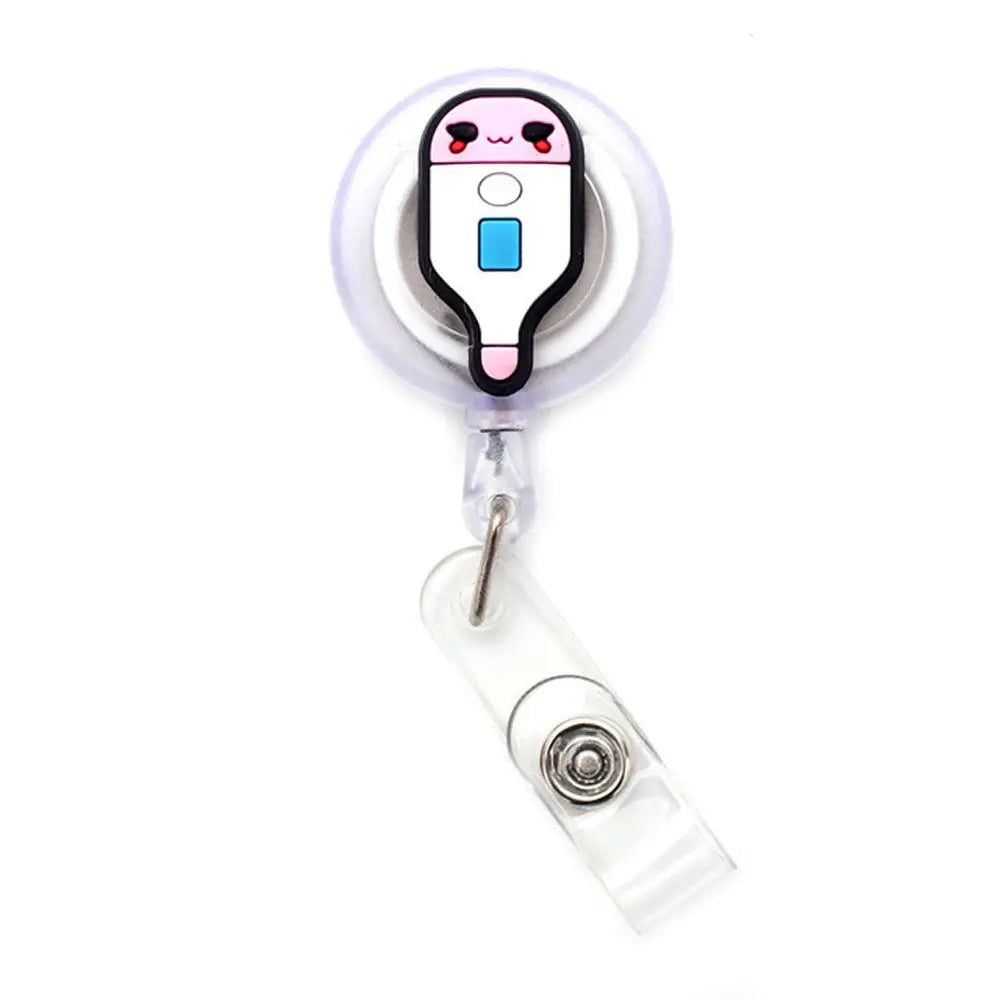 Clips Nurse Doctor Students Card Name Card Holder Nurse Badge Holder Retractable Badge Reel ID Card Clips Hospital Badge Holder Peaceful Pleasures Health and Wellness 01