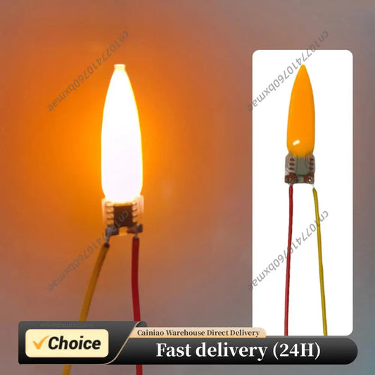 3/5/10PCS Flame Light Bulbs 2200K Diode Flame LED Filament 3V LED Flame Effect Light Bulb for Christmas Party Decorations Peaceful Pleasures Health and Wellness
