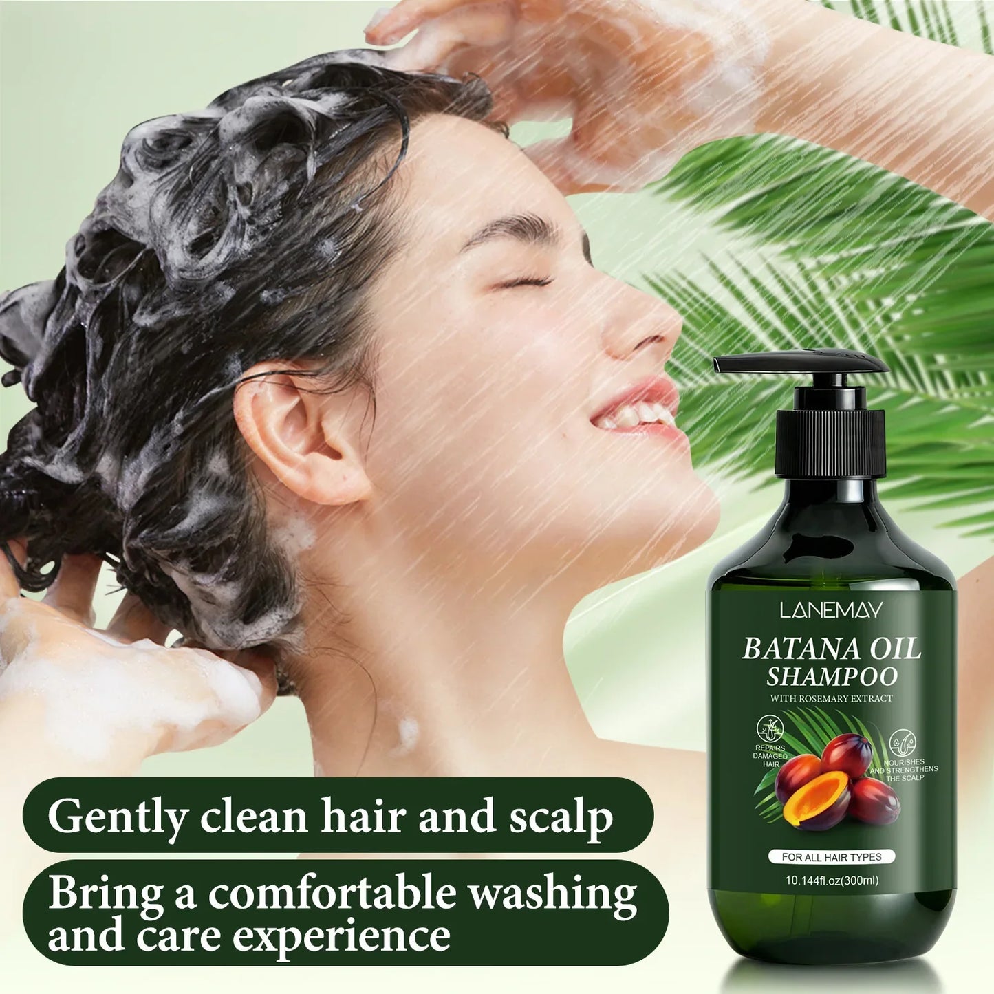 Batana Oil Shampoo – Nourishing, Dandruff Control 300ml
