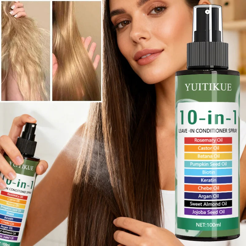 YUITIKUE 10-in-1 Leave-In Hair Treatment – Rosemary & Argan Oil Leave-In Hair Treatment Peaceful Pleasures Health and Wellness Default Title