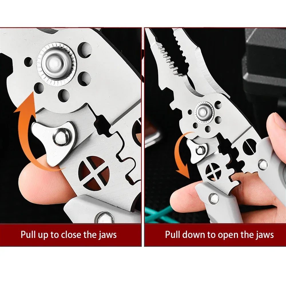 21-in-1 Automatic Wire Stripper Pliers | Electrician Multitool