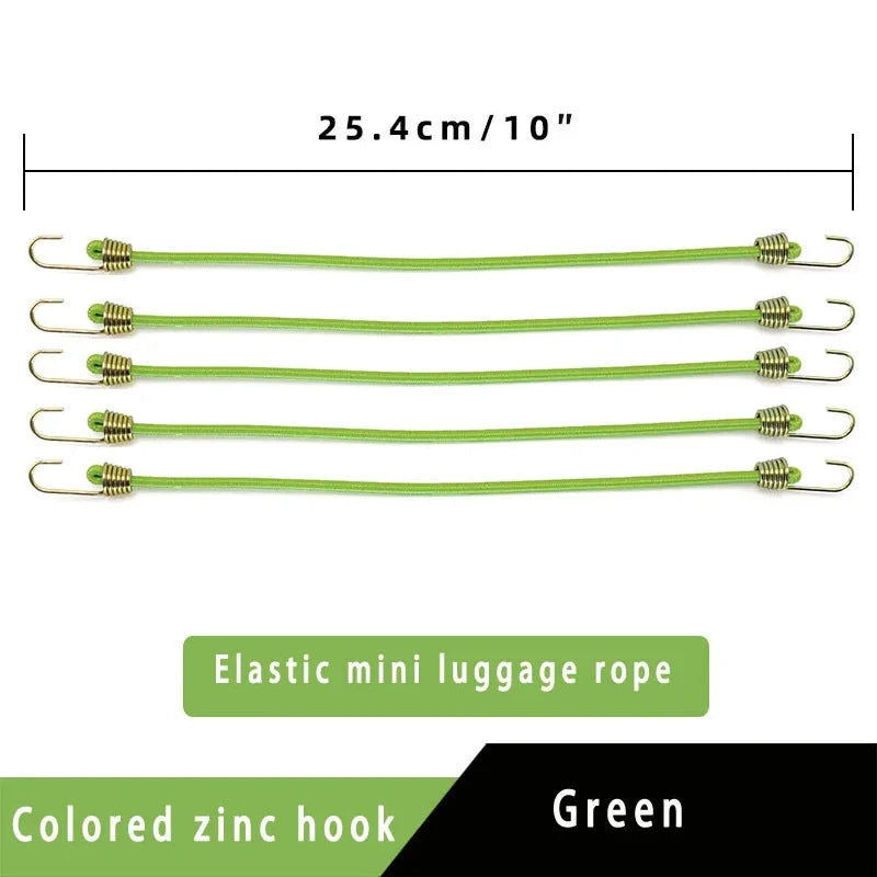 Heavy Duty Elastic Bungee Cords 10" – Luggage & Cycling Straps