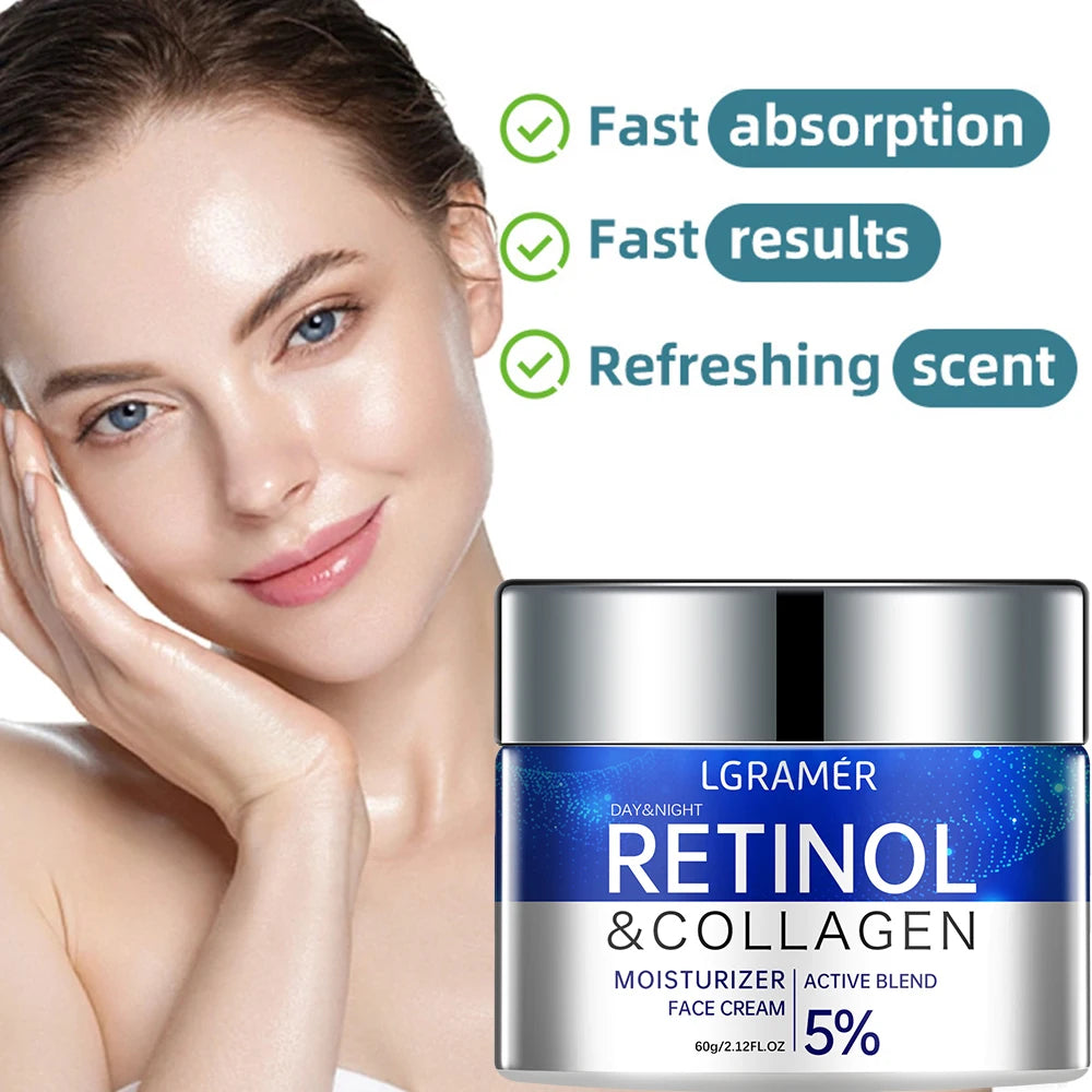 LGRAMER Retinol Face Cream – Anti-Aging, Firming & Brightening