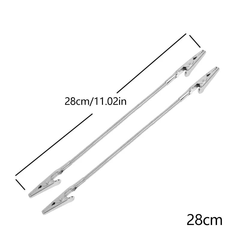 Stainless Steel Double-Headed Mosquito Coil Holder Clip