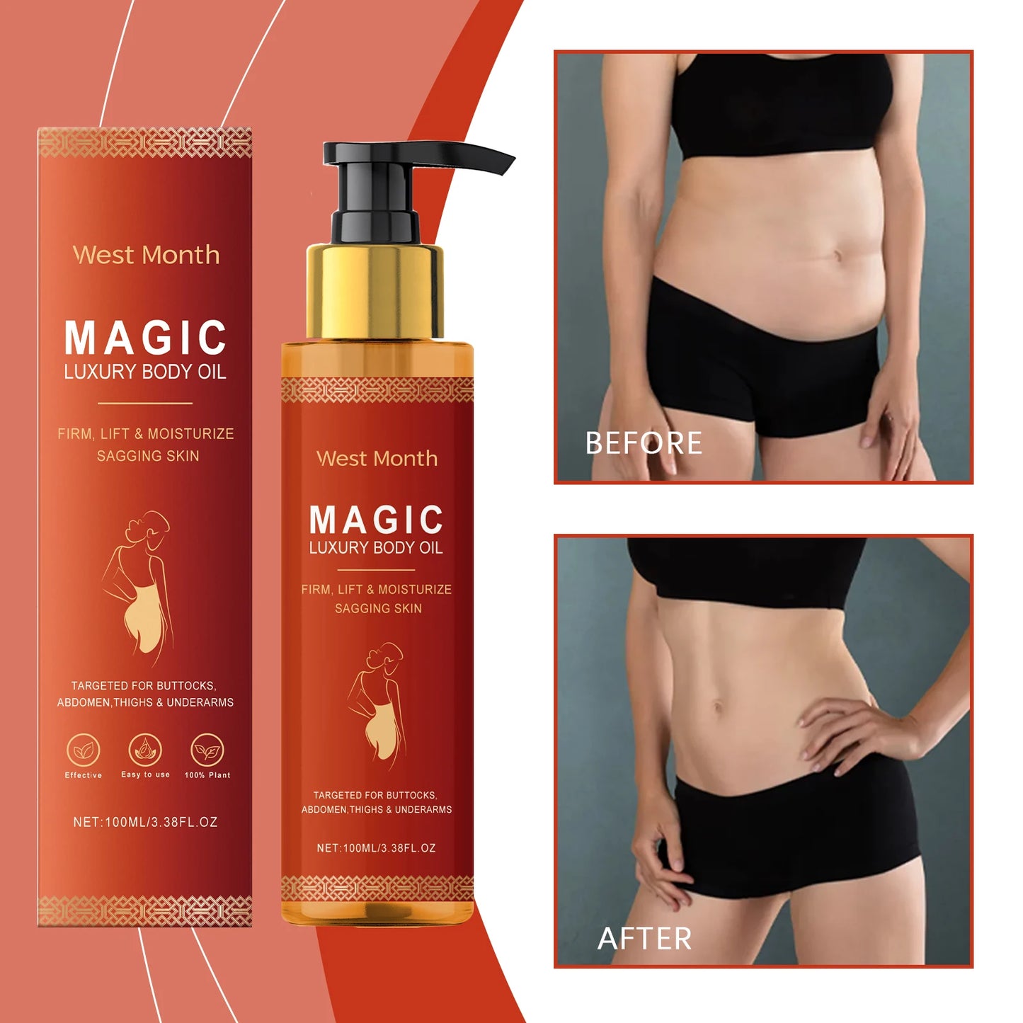 WESTMONTH Magic Body Tightening & Moisturizing Oil 100ml