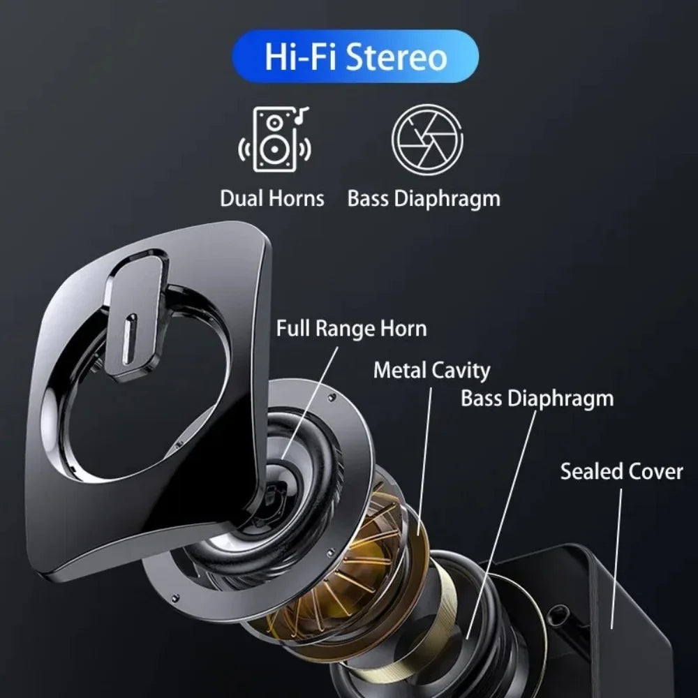USB PC Speakers HiFi Stereo LED Light & Mic – Desktop & Laptop