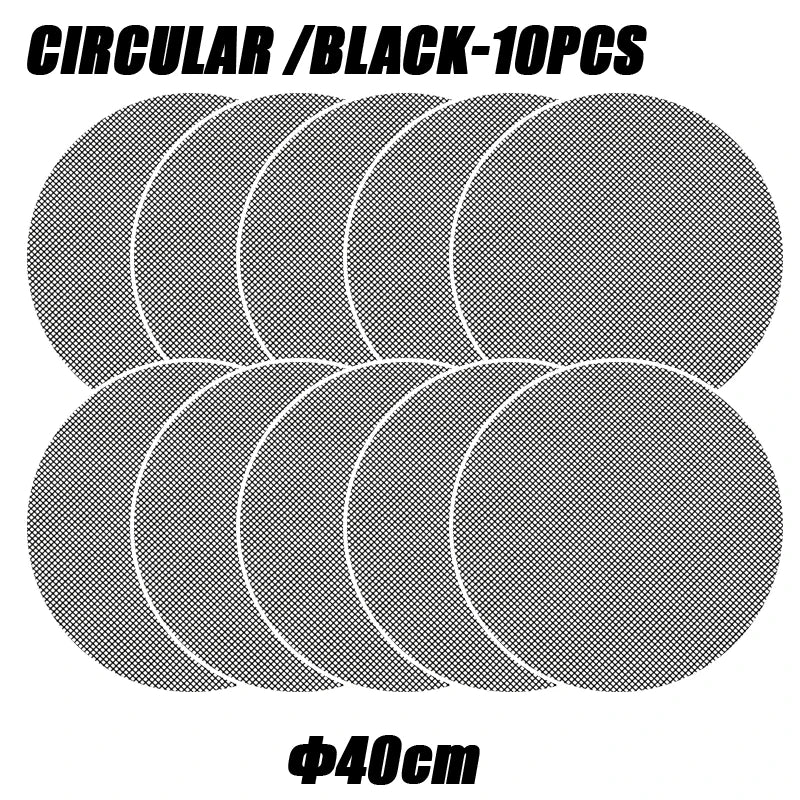50-Pack Non-Stick Reusable BBQ Grill Mats | 500°F Heat Resistant