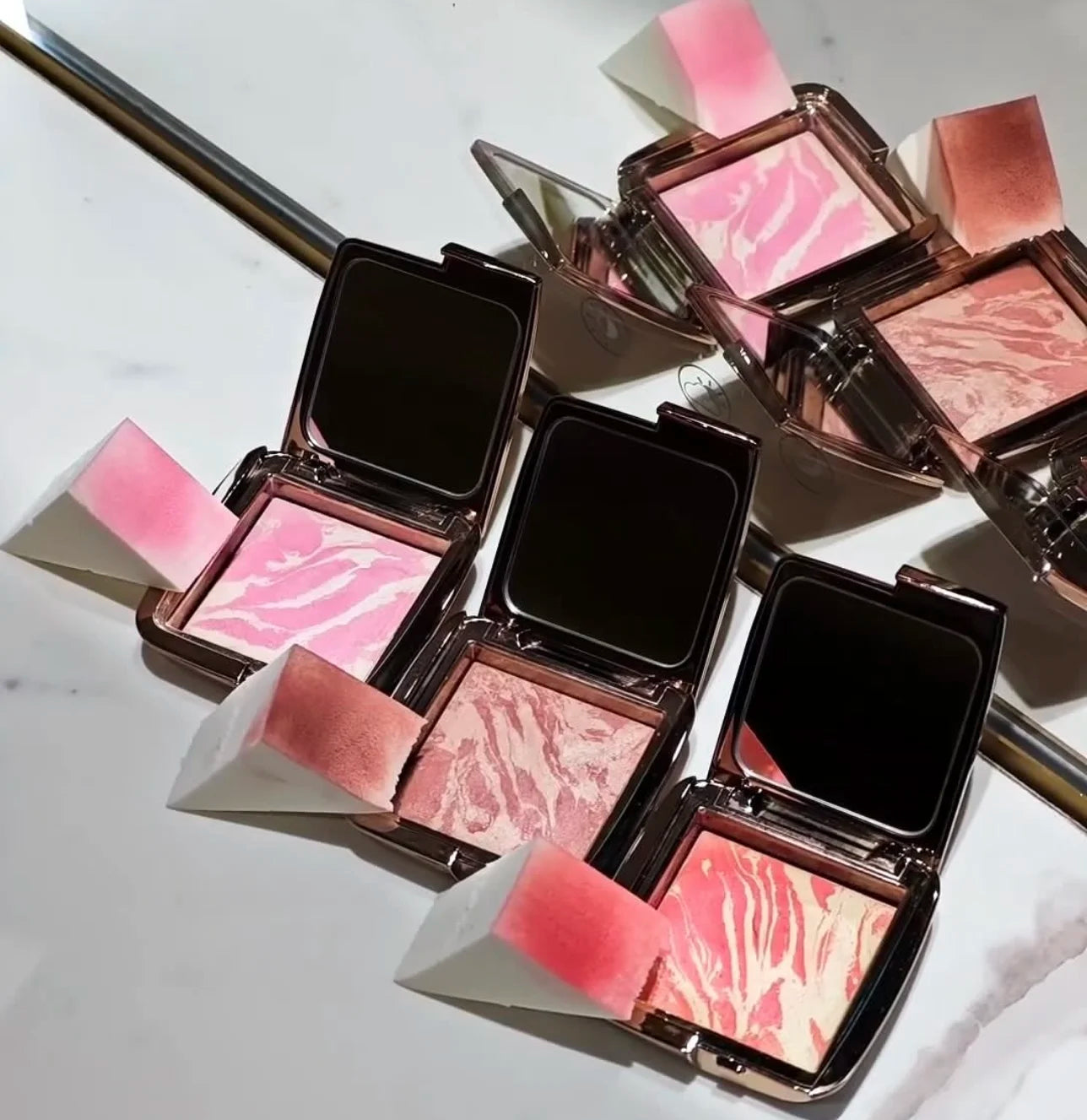 Hourglass Ambient Lighting Blush original Sexy Ethereal Glow Diffused Heat Mood Exposure soft natural matte lasting marble blush Peaceful Pleasures Health and Wellness