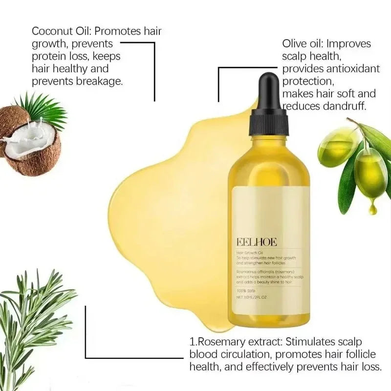 Rosemary & Lavender Hair Essential Oil – 60ml Nourishing Peaceful Pleasures Health and Wellness