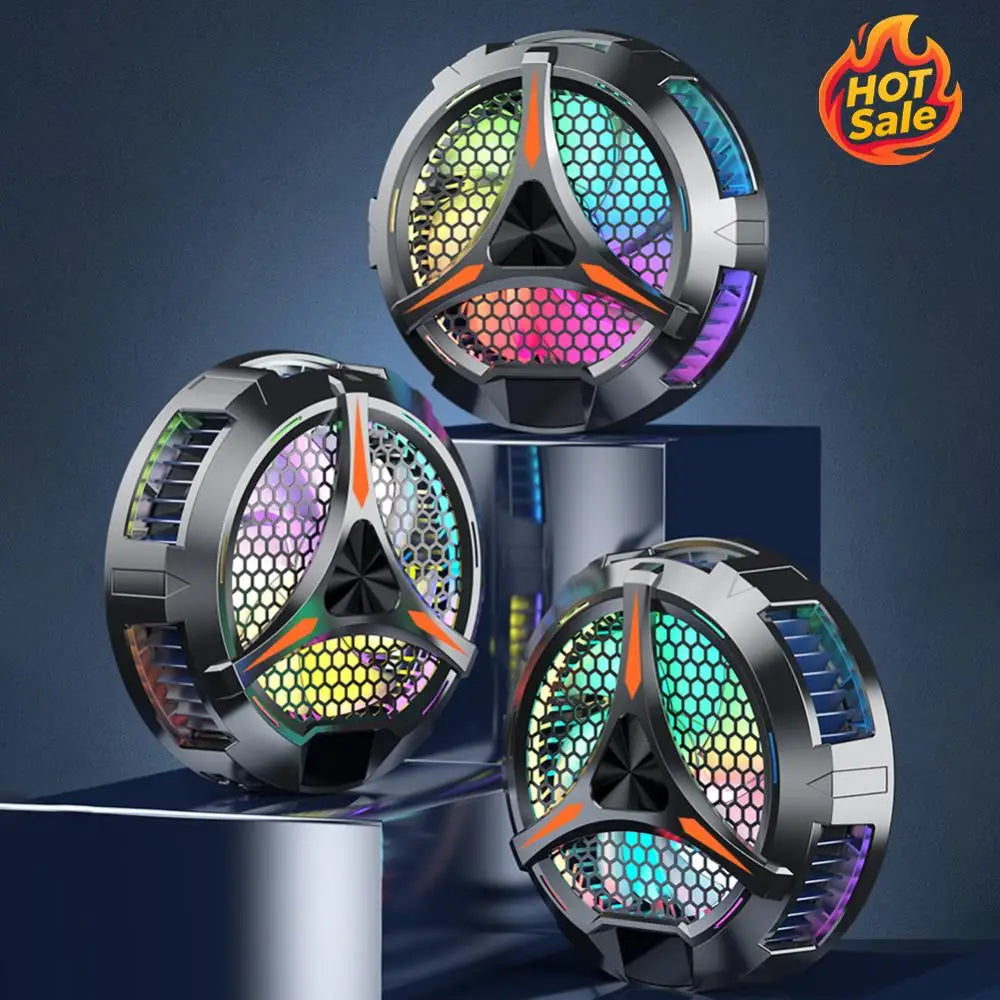 VODOOL Magnetic Tablet Cooler Fan – RGB & Temp Display