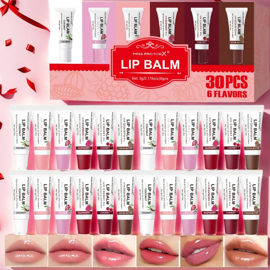 30-piece MISS FACTORX Hyaluronic Acid and Collagen Infused Lipstick - Deep Moisturizing, Long-lasting Lip Color, the perfect gif Peaceful Pleasures Health and Wellness