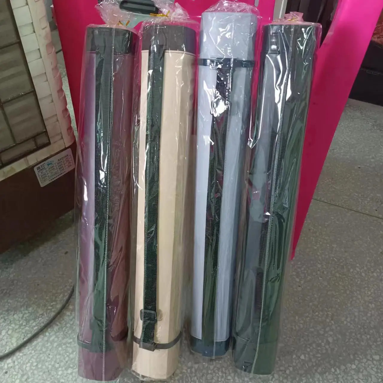 Archery Arrow Tube Adjustable Quiver Plastic Case Bag PE Material