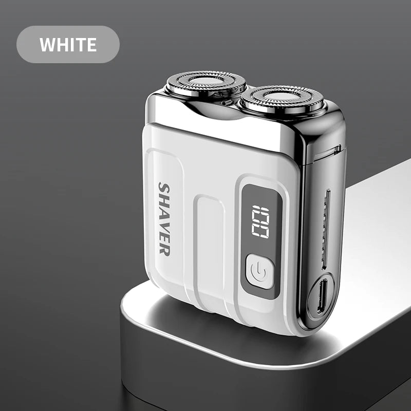 XMSJ R-18 Mini Rotary Electric Shaver | Dual Blade Rechargeable