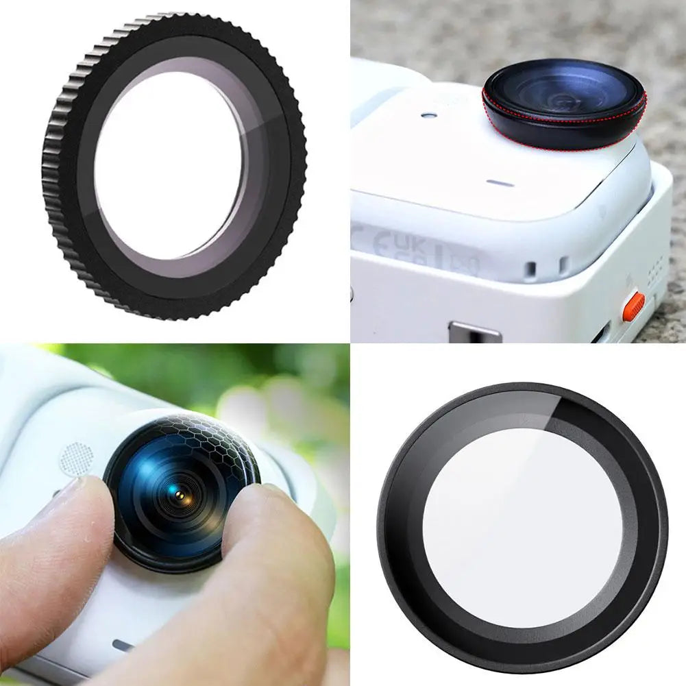 For Insta360 GO Ultra Lens Protector Glass Lens Cap Action Lens Protector Scratch-Resistant Camera Lens Cover Peaceful Pleasures Health and Wellness