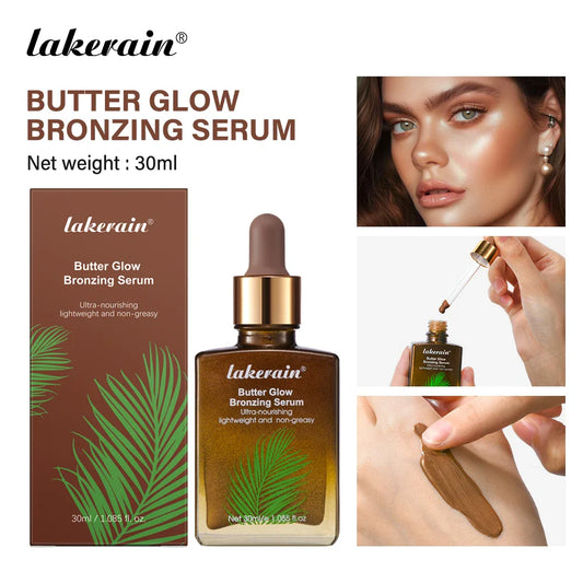 Butter Glow Bronzing Serum – Lightweight Radiance Booster Bronzing Face Serum Oasis Select
