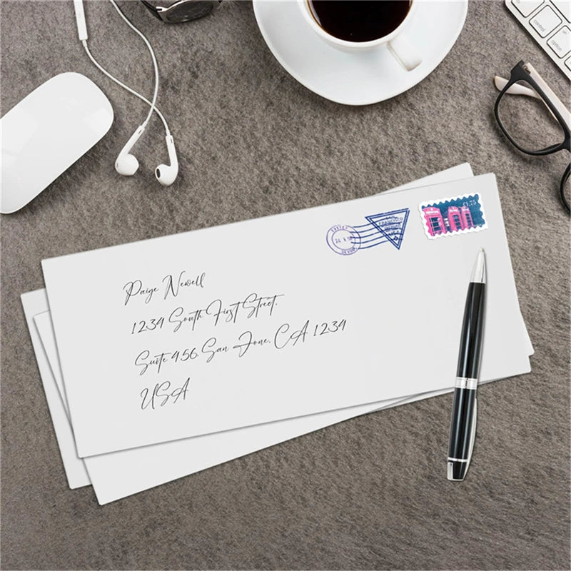 Security Envelopes 10pcs/Pack Opaque Anti-Peeping Mailing Envelopes Letters Postcards Privacy Protection Greeting Card Envelopes Peaceful Pleasures Health and Wellness