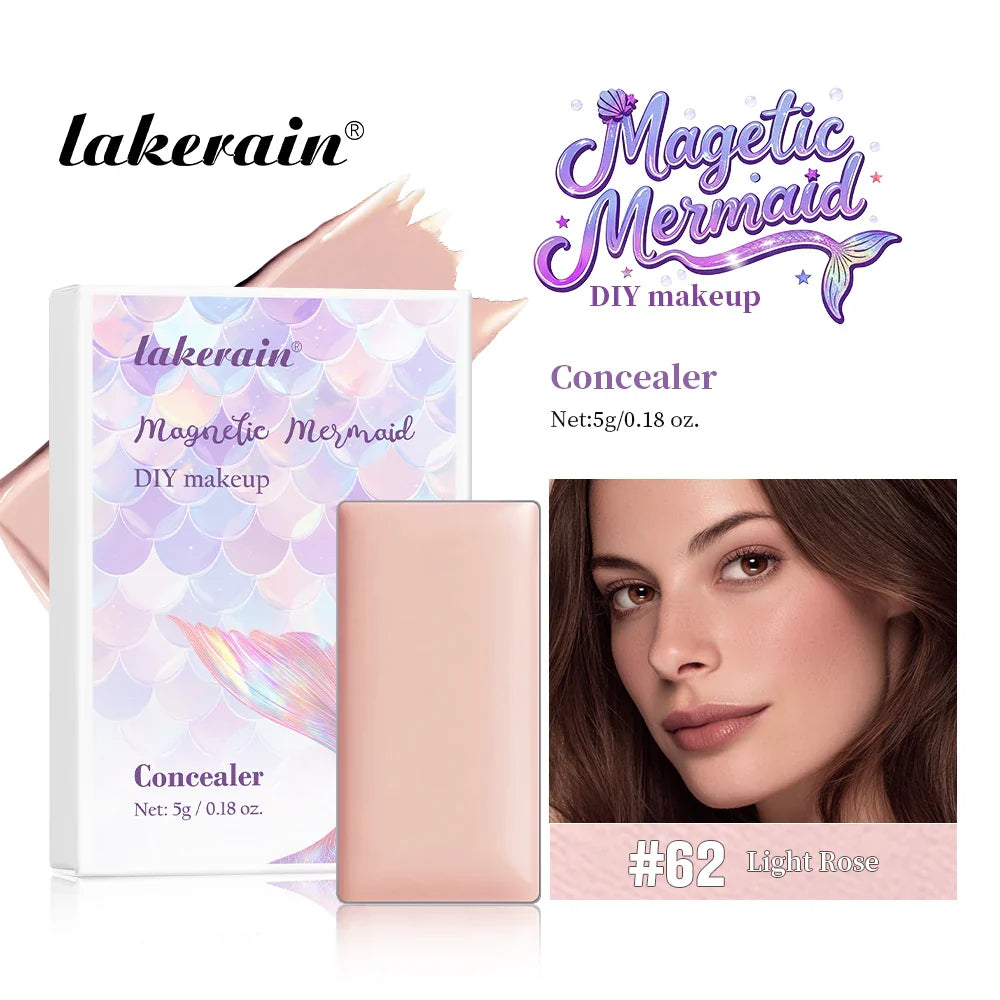 Lakerain Magnetic Mermaid DIY Eyeshadow Palette – 16 Shades